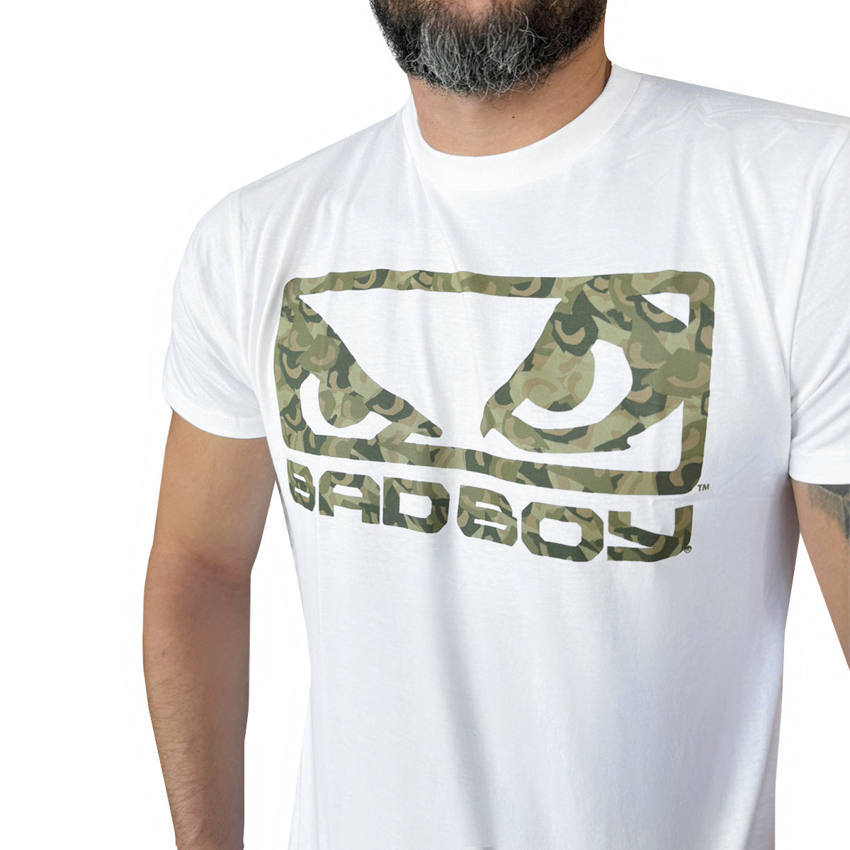 BAD BOY Camo Filled Stacked T-Shirt